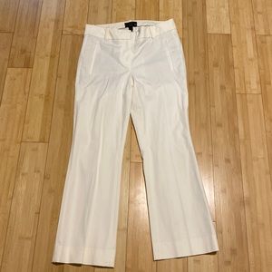 NWOT JCrew white Teddie Pants